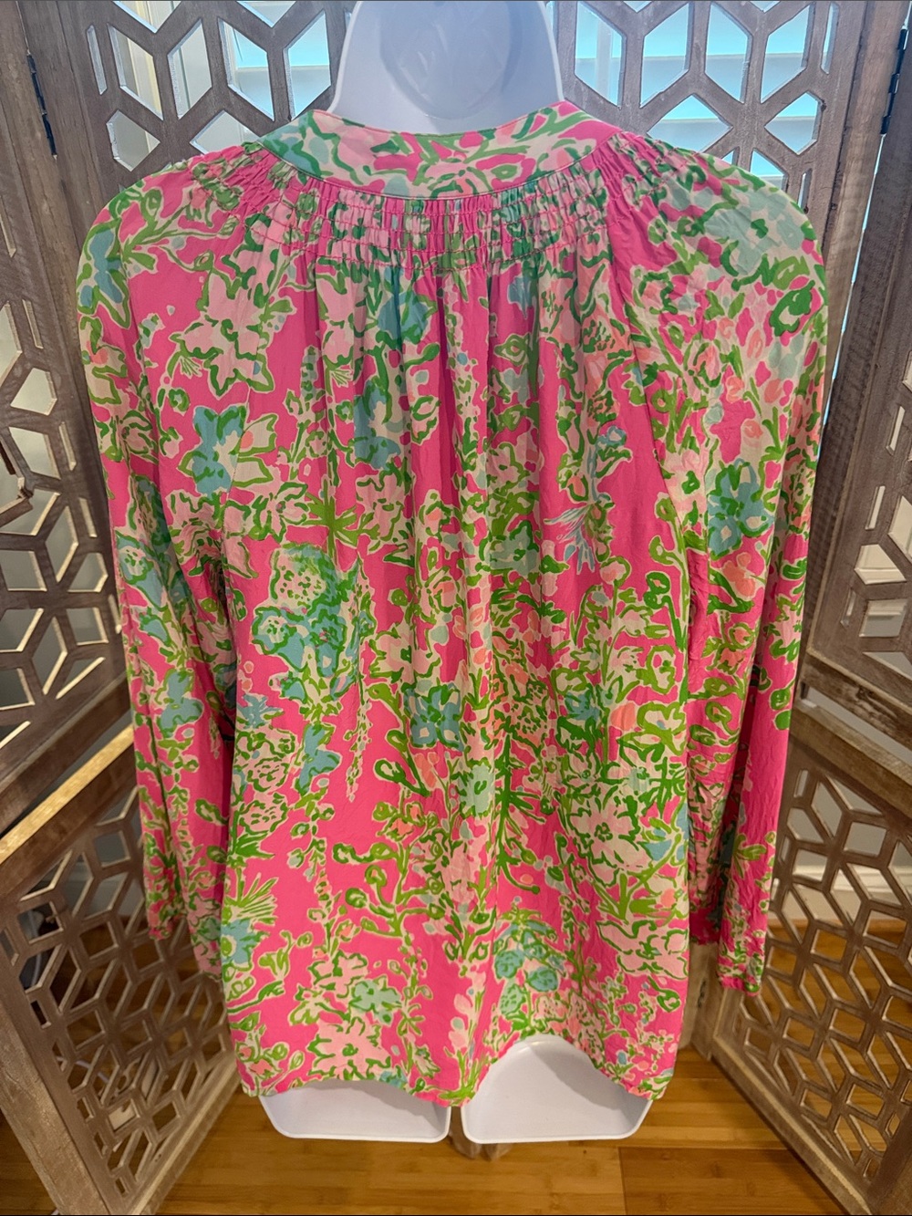 Lilly Pulitzer Southern Charm 100% Silk Elsa Top Size Small RARE - Picture 9 of 13